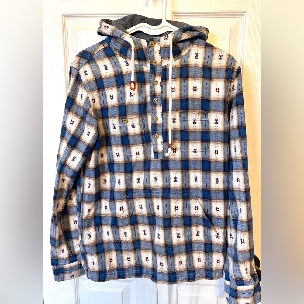 Modern amusement flannel hoodie